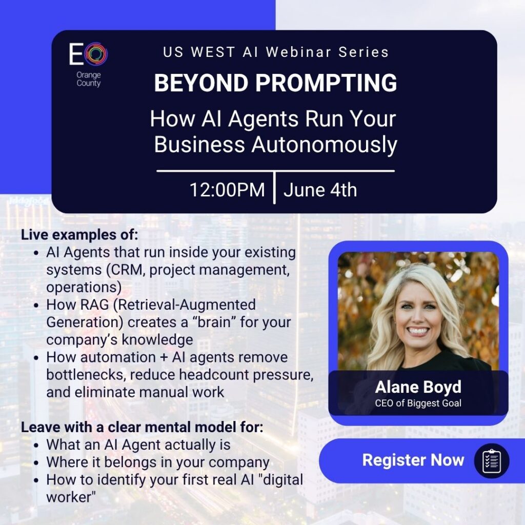 US West Webinar: How AI Agents Run Your Business Autonomously